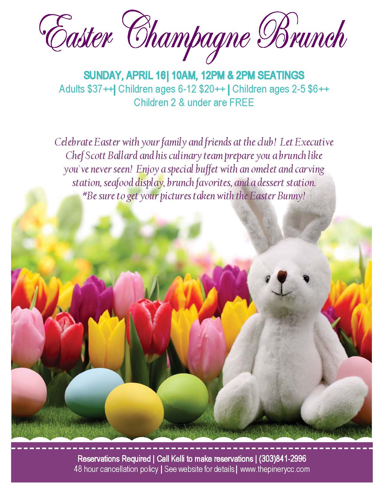 Easter Sunday Champagne Brunch The Pinery Country Club 20170416